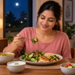 రాత్రి ఆహారం ఎలా ఉండాలి? ఆరోగ్యకరమైన డిన్నర్ కోసం 10 ముఖ్యమైన నియమాలు.